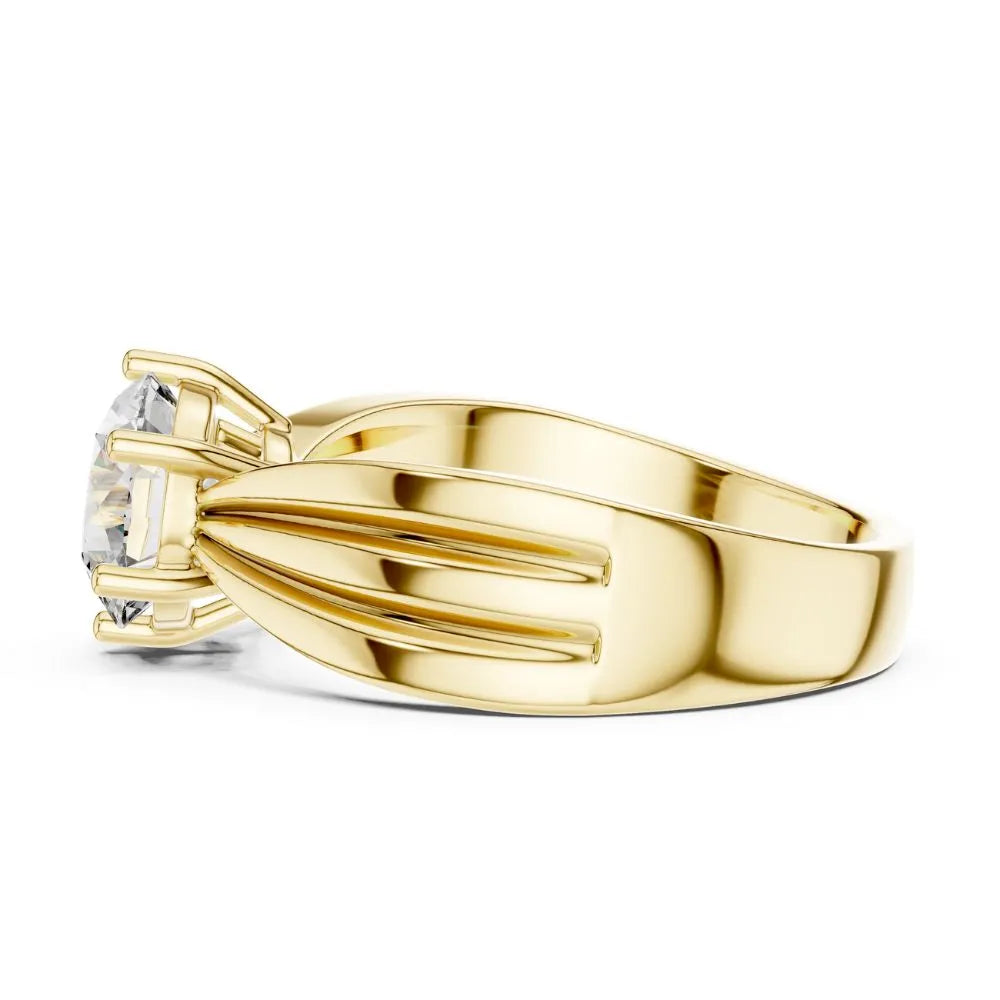 Orynio ORYNIO Imperial Crest Solitaire Sterling Silver Ring 92.5 silver jewellery