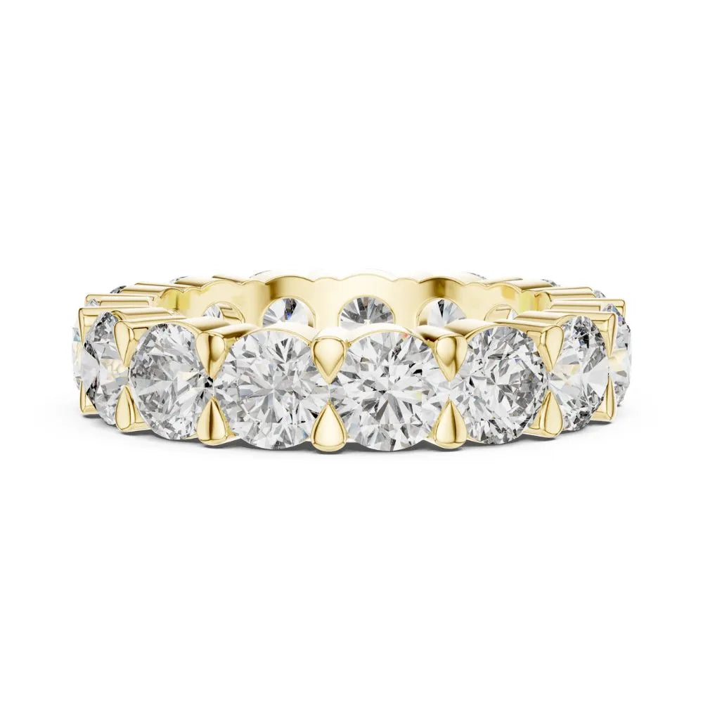 Orynio ORYNIO Celestia Eternal Circle Diamond Band Ring in 925 Sterling Silver 92.5 silver jewellery