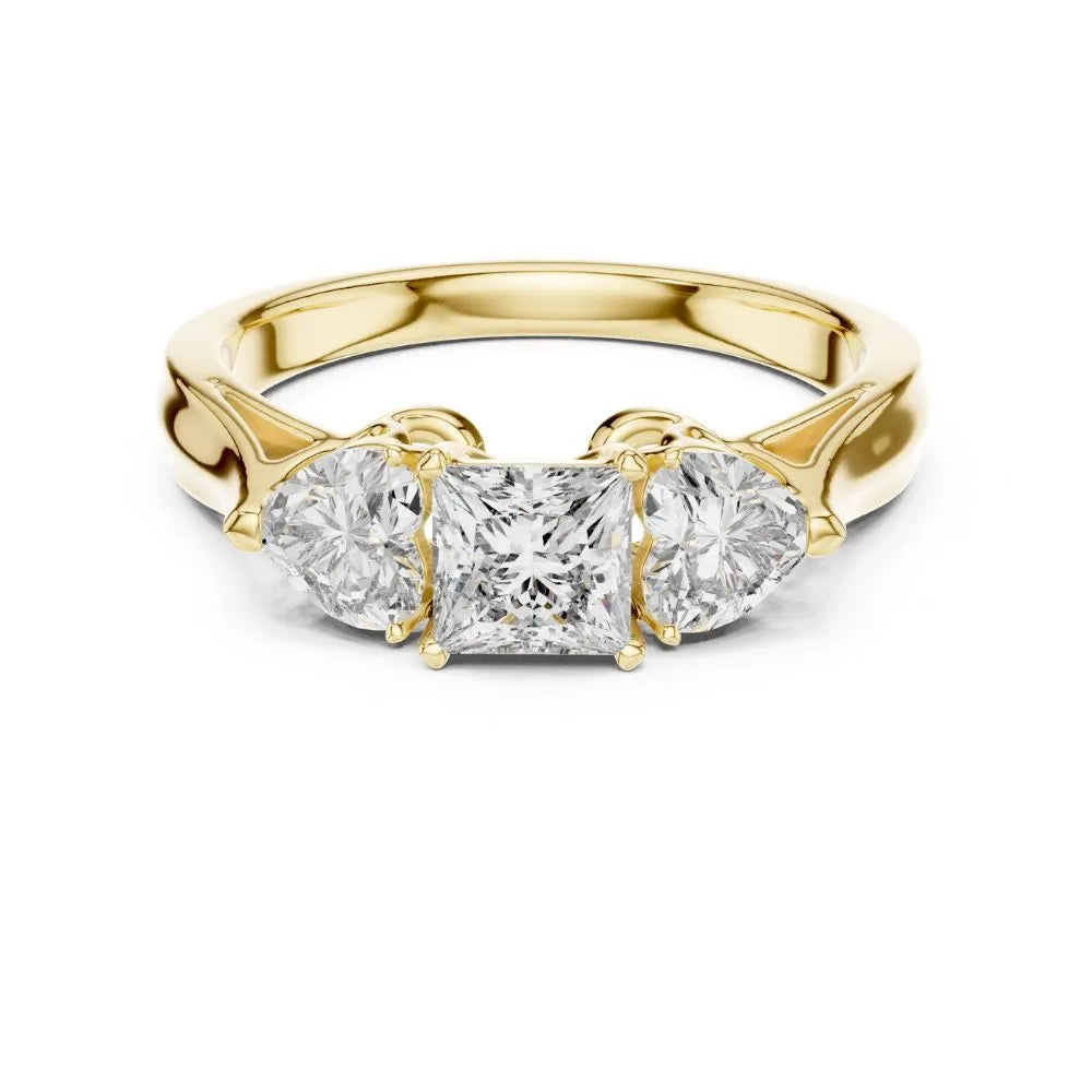 Orynio ORYNIO Regal Trio Ring in 925 Sterling Silver 92.5 silver jewellery