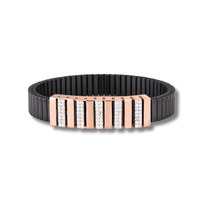 Orynio 925 Silver Premium Design Men's Rolex Bracelet with Rose Gold Plating 92.5 silver jewellery