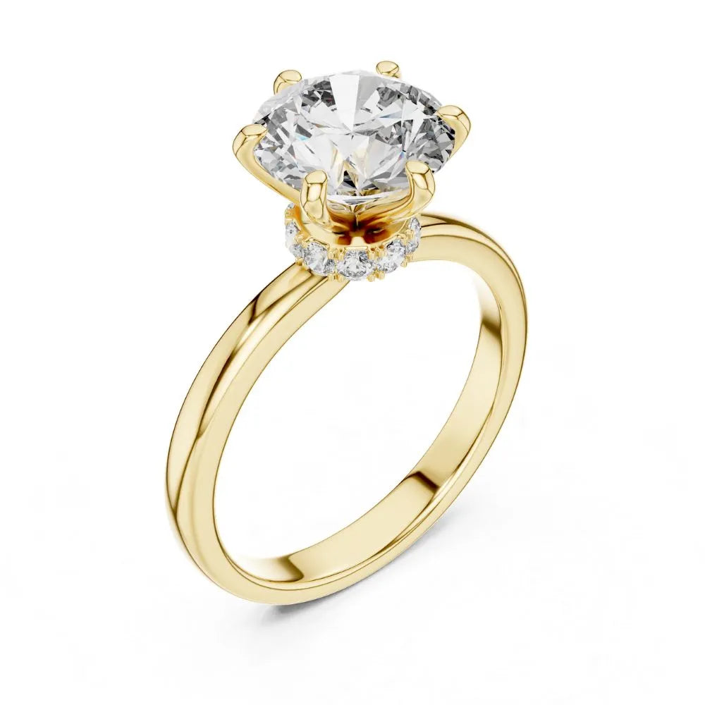 Orynio ORYNIO Signature Classic Solitaire Sterling Silver Ring 92.5 silver jewellery