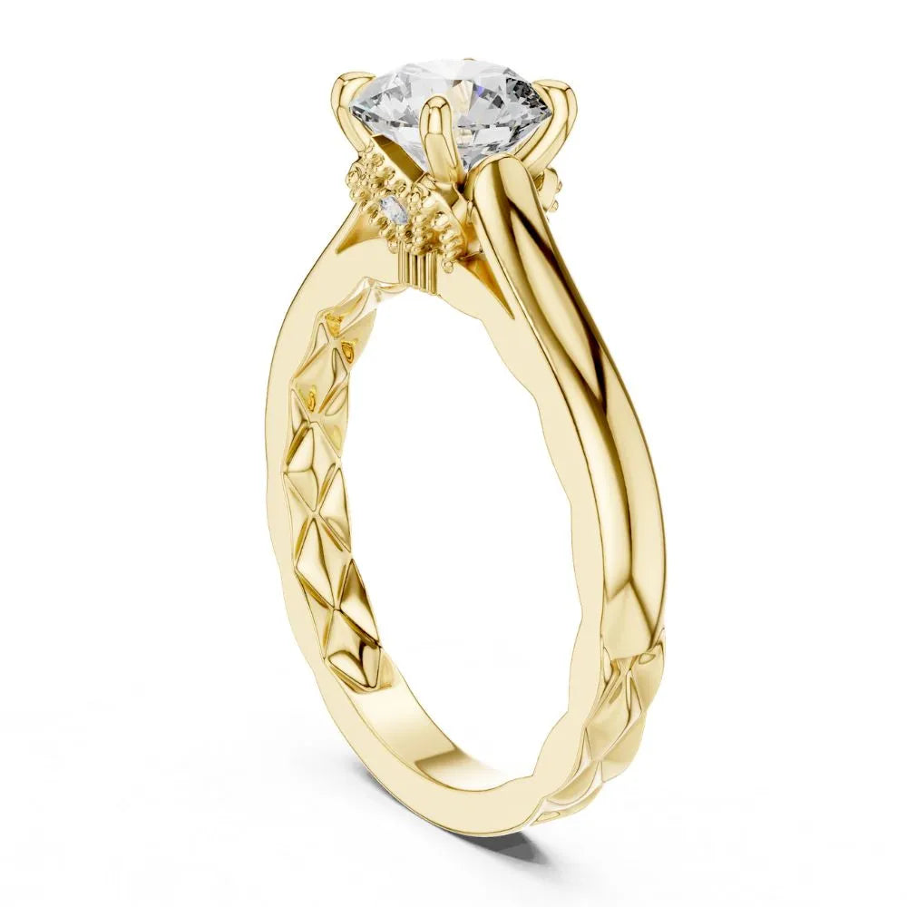 Orynio ORYNIO Aurelia Classic Solitaire Ring in 925 Sterling Silver 92.5 silver jewellery