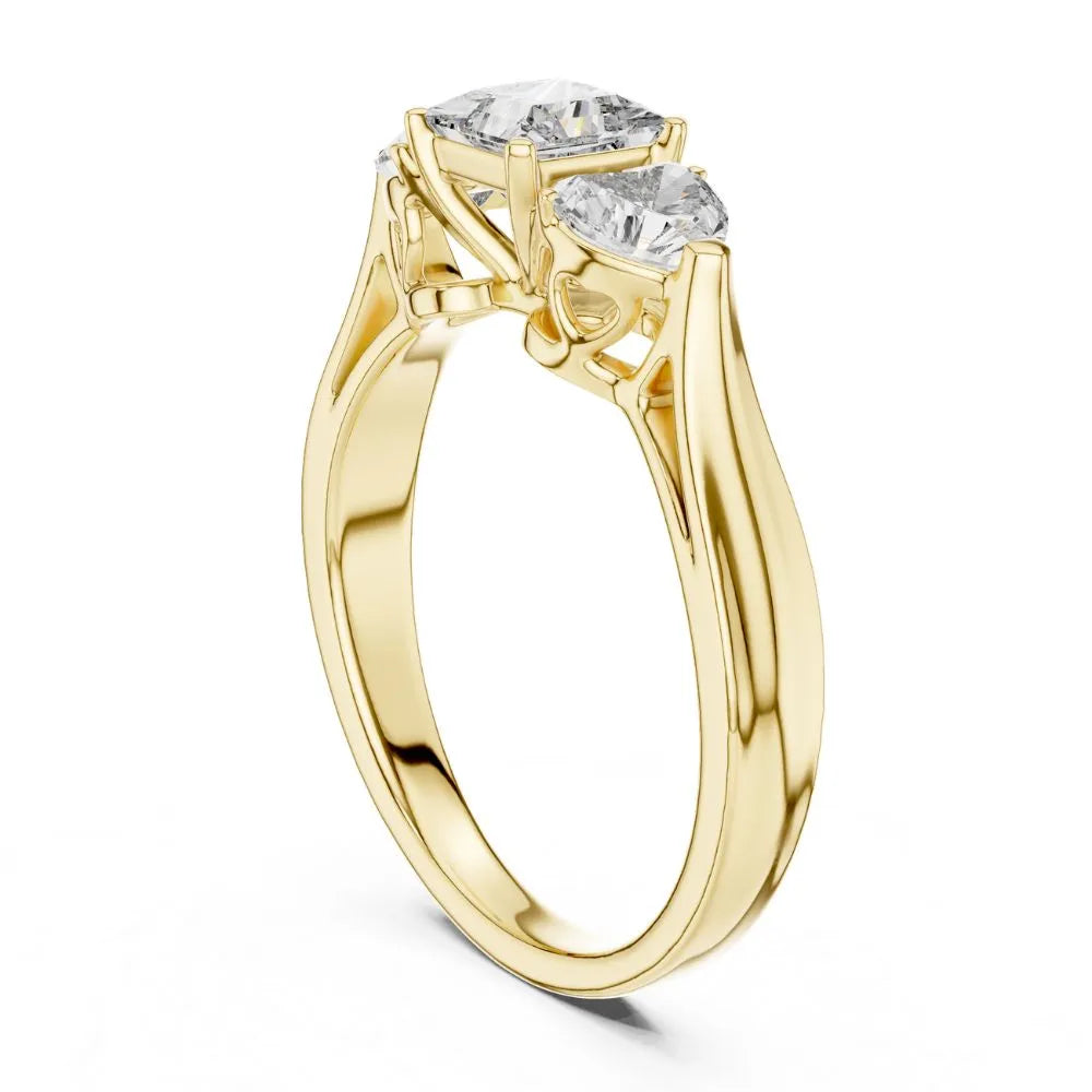 Orynio ORYNIO Regal Trio Ring in 925 Sterling Silver 92.5 silver jewellery