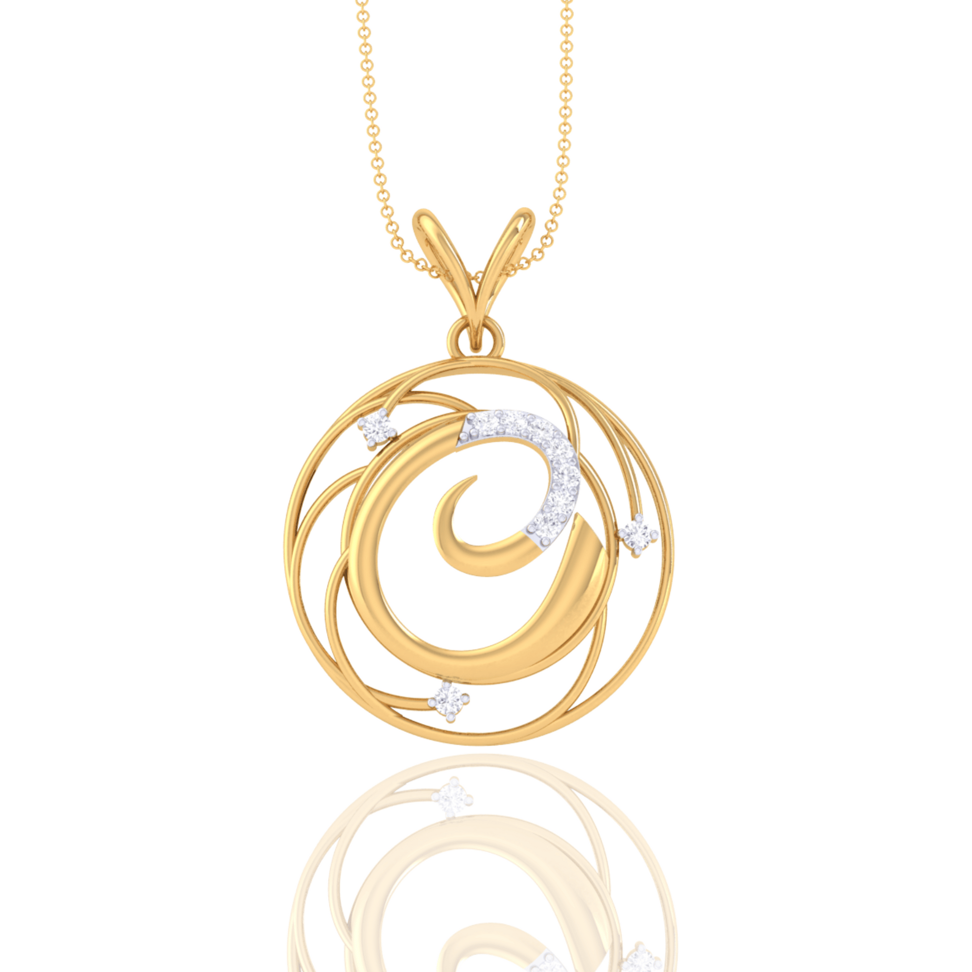 925 Silver A to Z Letters Women's Chain & Pendant