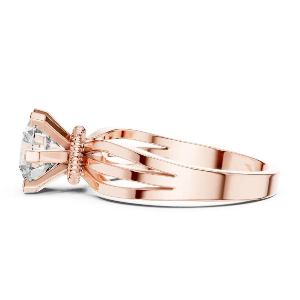 Orynio ORYNIO Aurora Triple Band Solitaire Ring in 925 Sterling Silver 92.5 silver jewellery