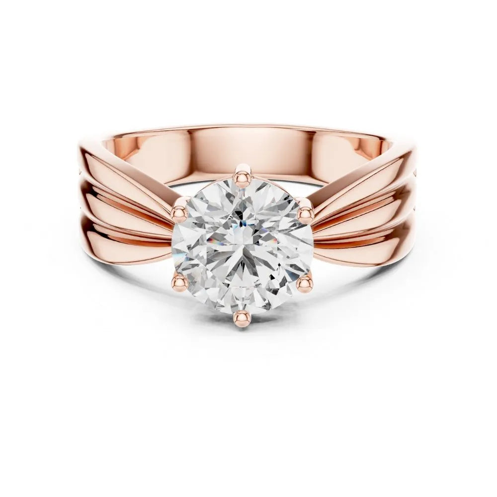 Orynio ORYNIO Imperial Crest Solitaire Sterling Silver Ring 92.5 silver jewellery