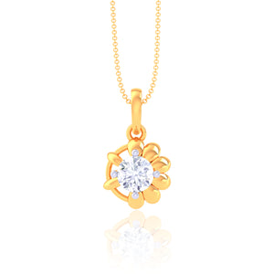 Orynio 925 Silver Solitaire Pendant with Chain for Women | Elegant & Timeless Jewelry 92.5 silver jewellery