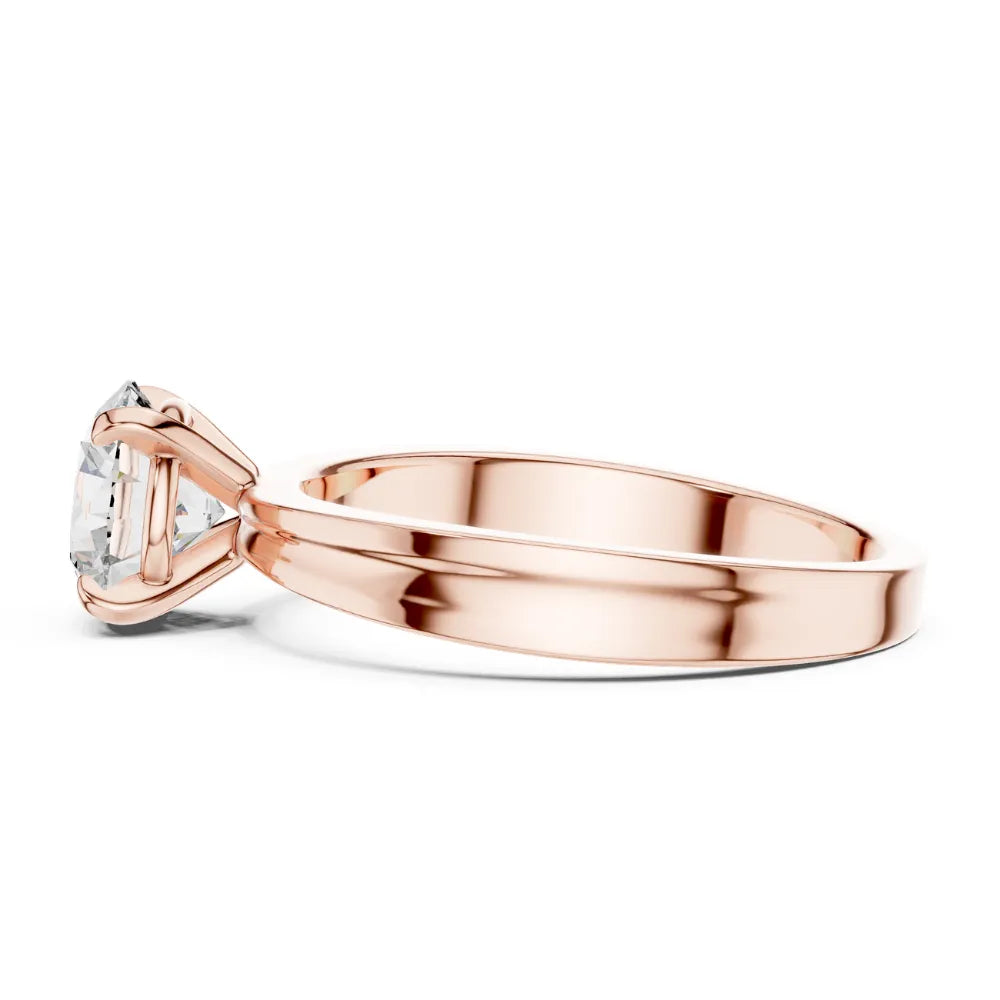 Classic Solitaire Engagement Ring in 925 Sterling Silver | ORYNIO
