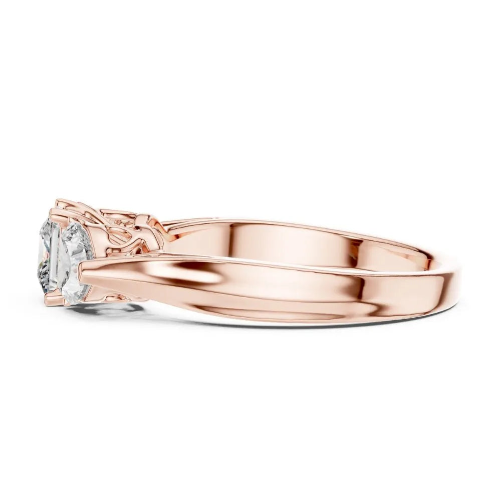 Orynio ORYNIO Regal Trio Ring in 925 Sterling Silver 92.5 silver jewellery