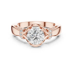 Orynio ORYNIO Infinity Embrace Solitaire Sterling Silver Ring 92.5 silver jewellery