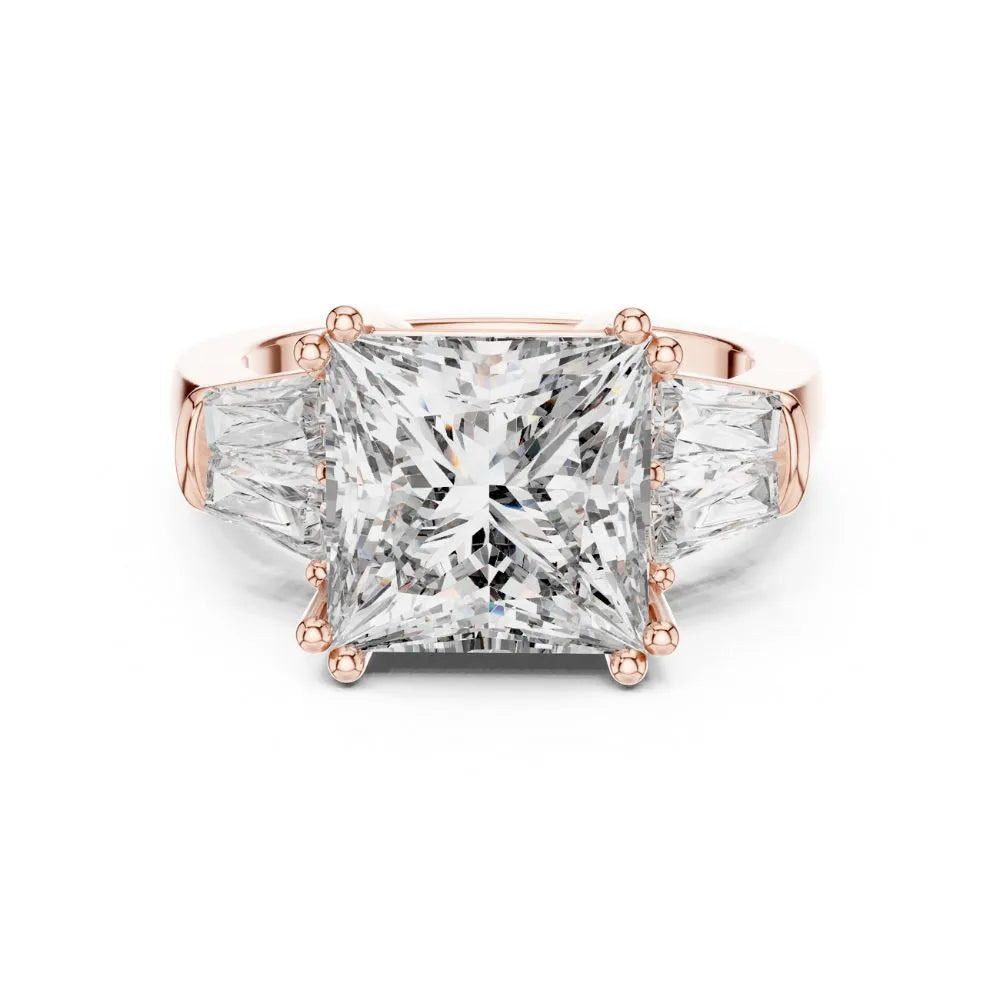Orynio ORYNIO Imperial Princess Three-Stone Ring in 925 Sterling Silver 92.5 silver jewellery
