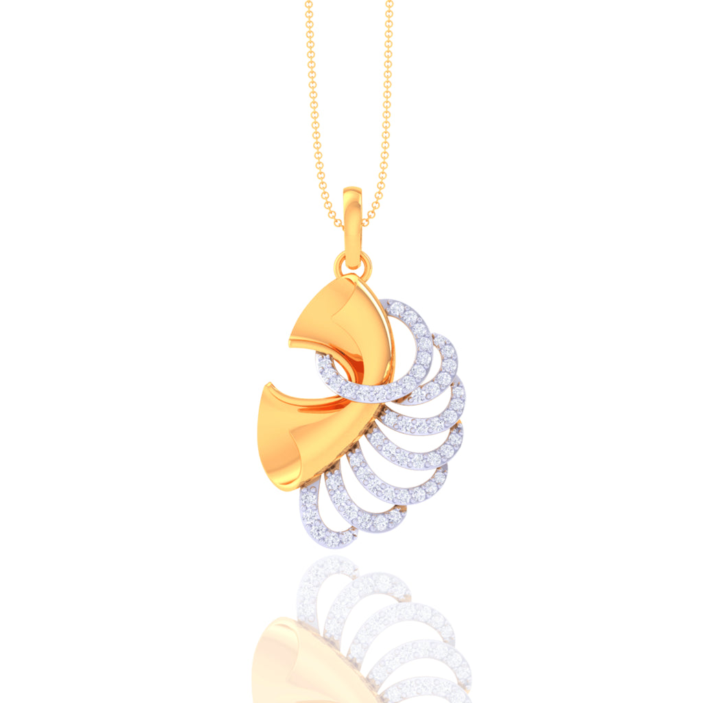 925 Silver Unique Design Women's Chain & Pendant