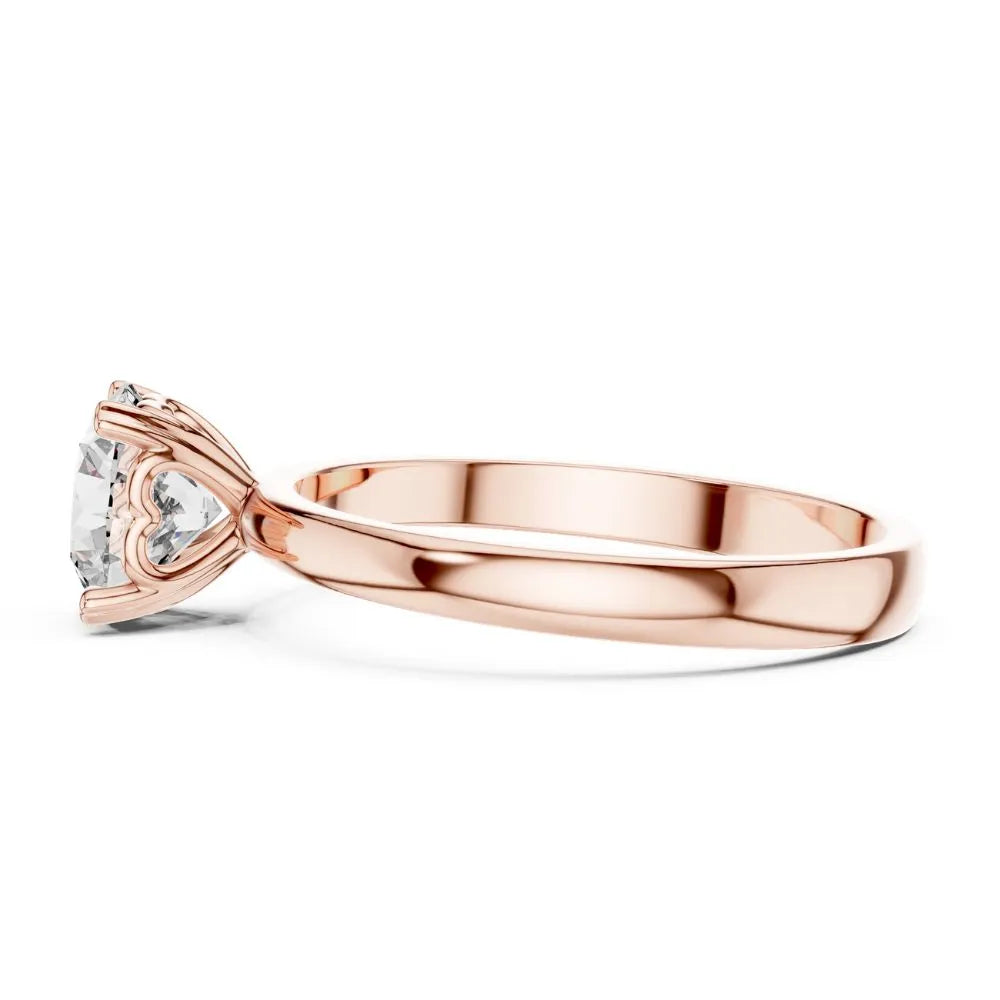 Classic Four-Prong Solitaire Ring in 925 Sterling Silver | ORYNIO