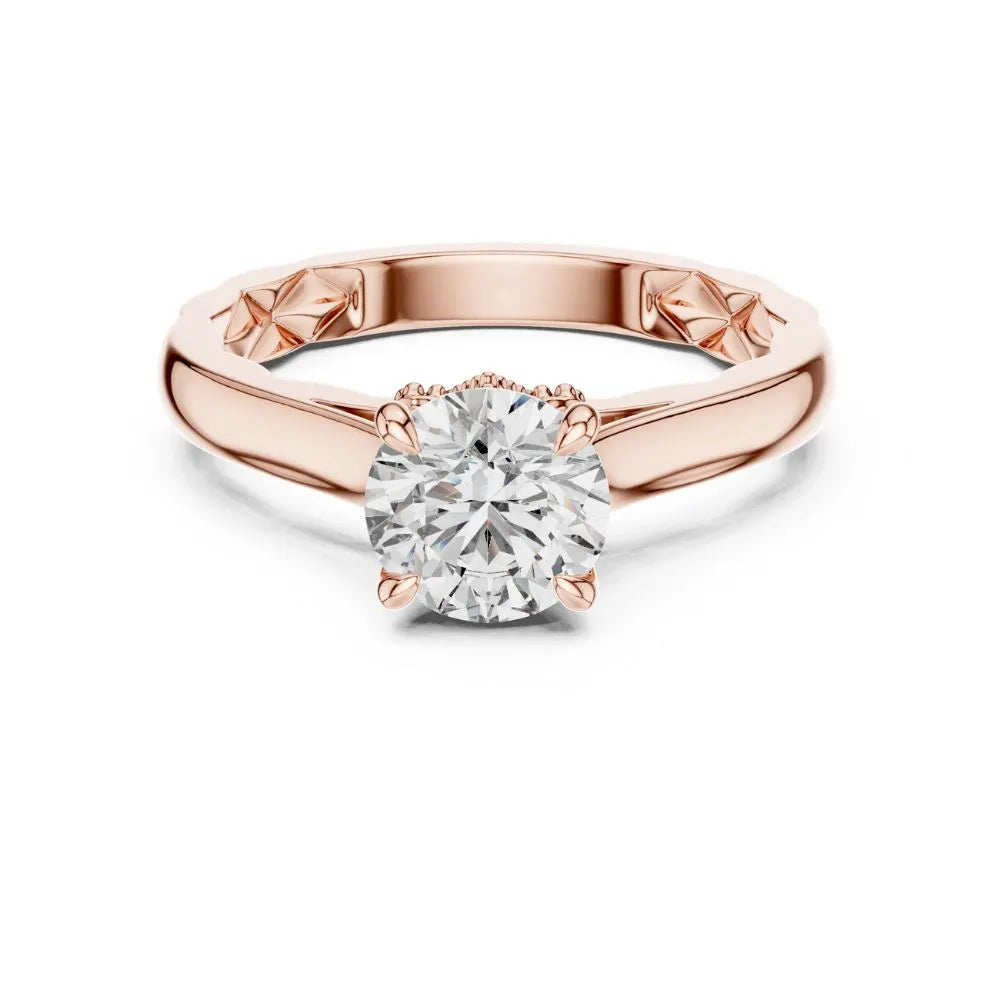 Orynio ORYNIO Aurelia Classic Solitaire Ring in 925 Sterling Silver 92.5 silver jewellery
