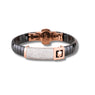 925 Silver Rose Gold Men's Ceramic Bracelet | Unique