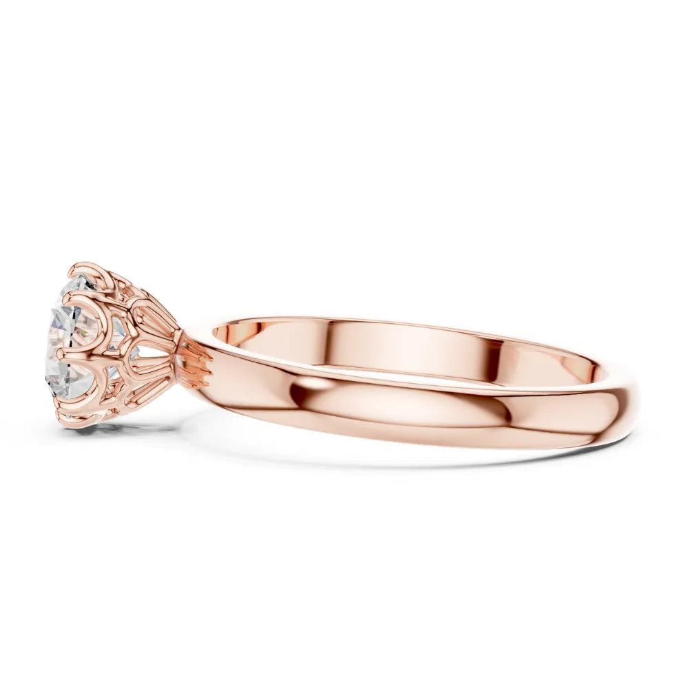 Classic Solitaire Ring in 925 Sterling Silver | ORYNIO