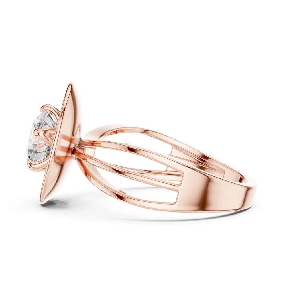 Orynio ORYNIO Celestial Orbit Solitaire Sterling Silver Ring 92.5 silver jewellery