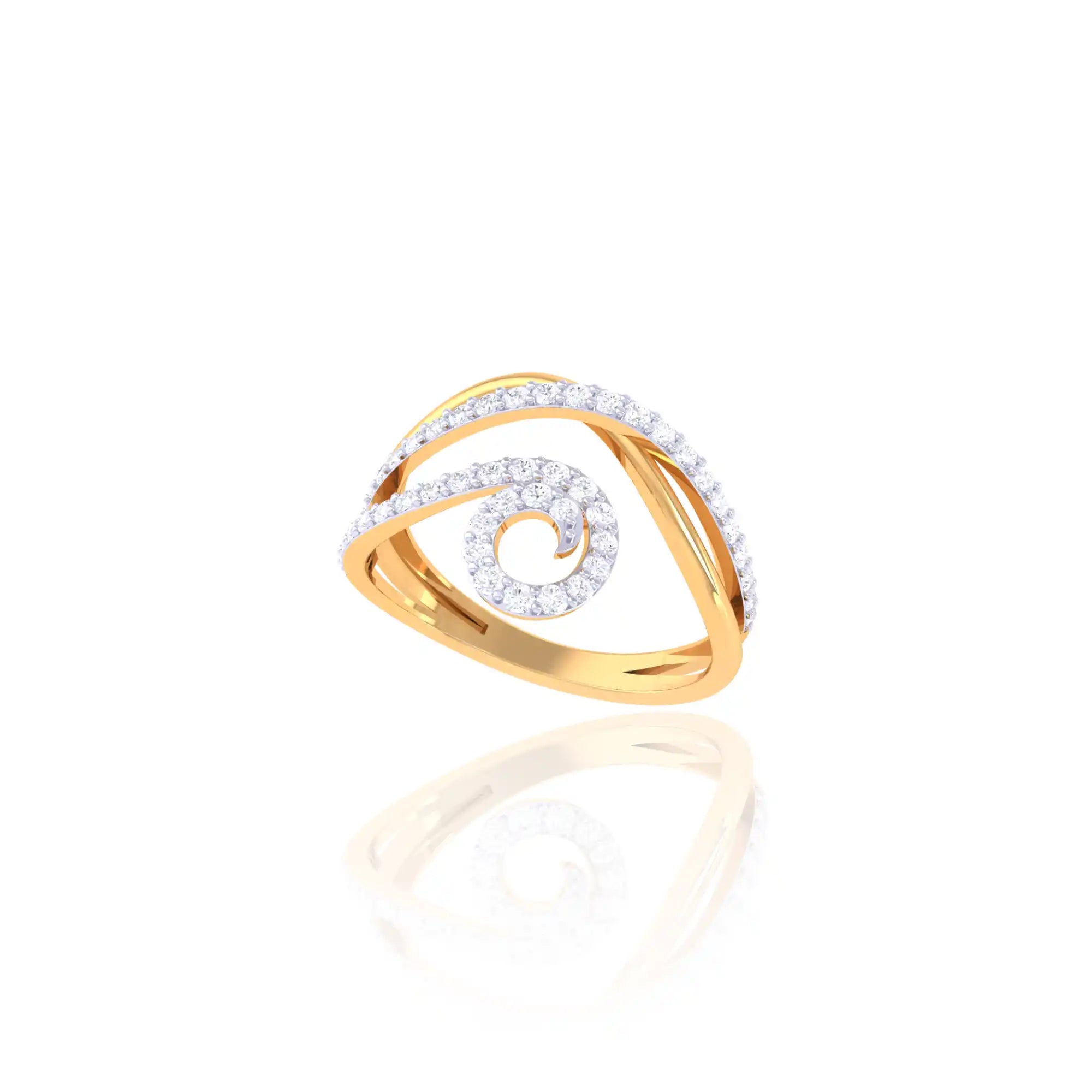 92.5 Sterling Silver Swirl Ring
