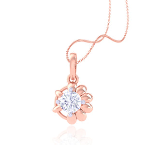 Orynio 925 Silver Solitaire Pendant with Chain for Women | Elegant & Timeless Jewelry 92.5 silver jewellery