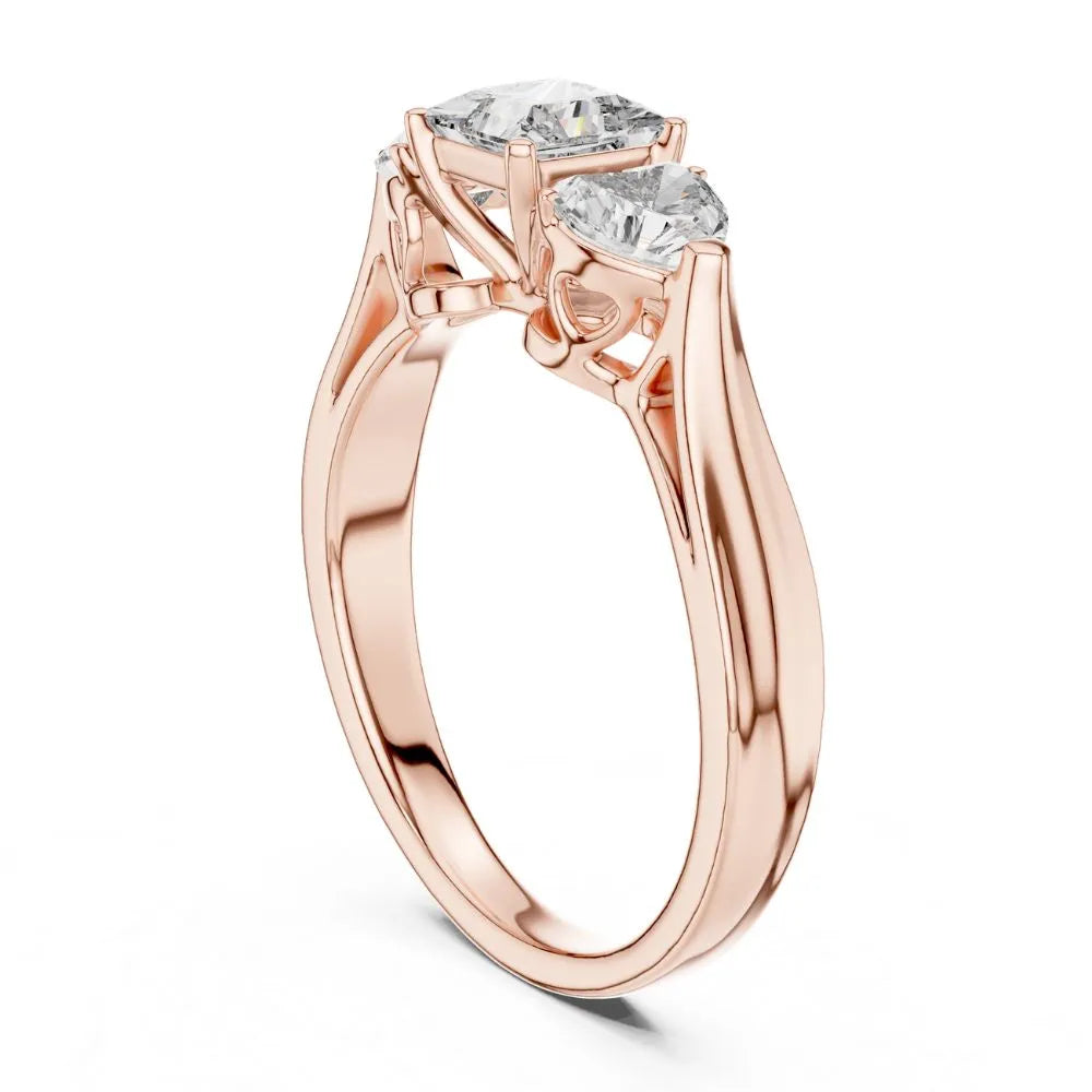 Orynio ORYNIO Regal Trio Ring in 925 Sterling Silver 92.5 silver jewellery