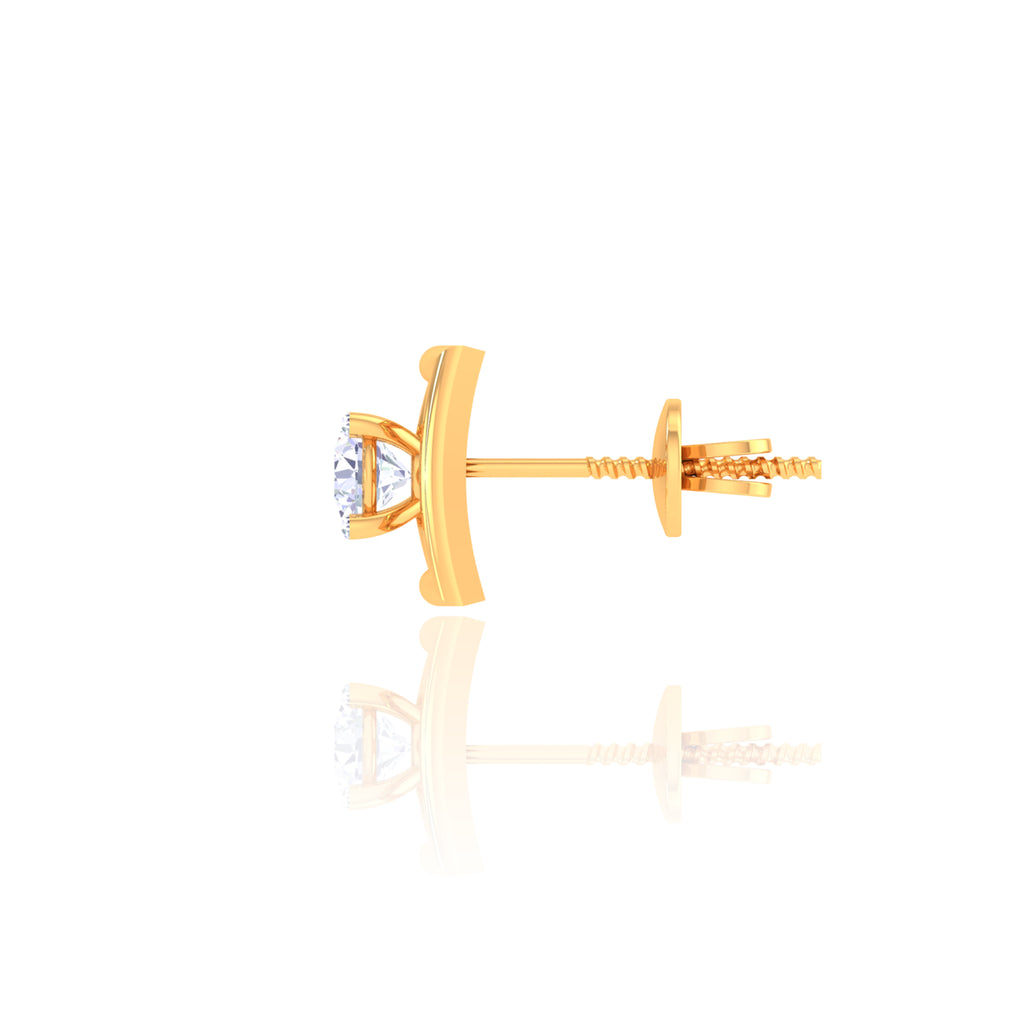 925 Silver Square Design Earrings for Women | Elegant Studs