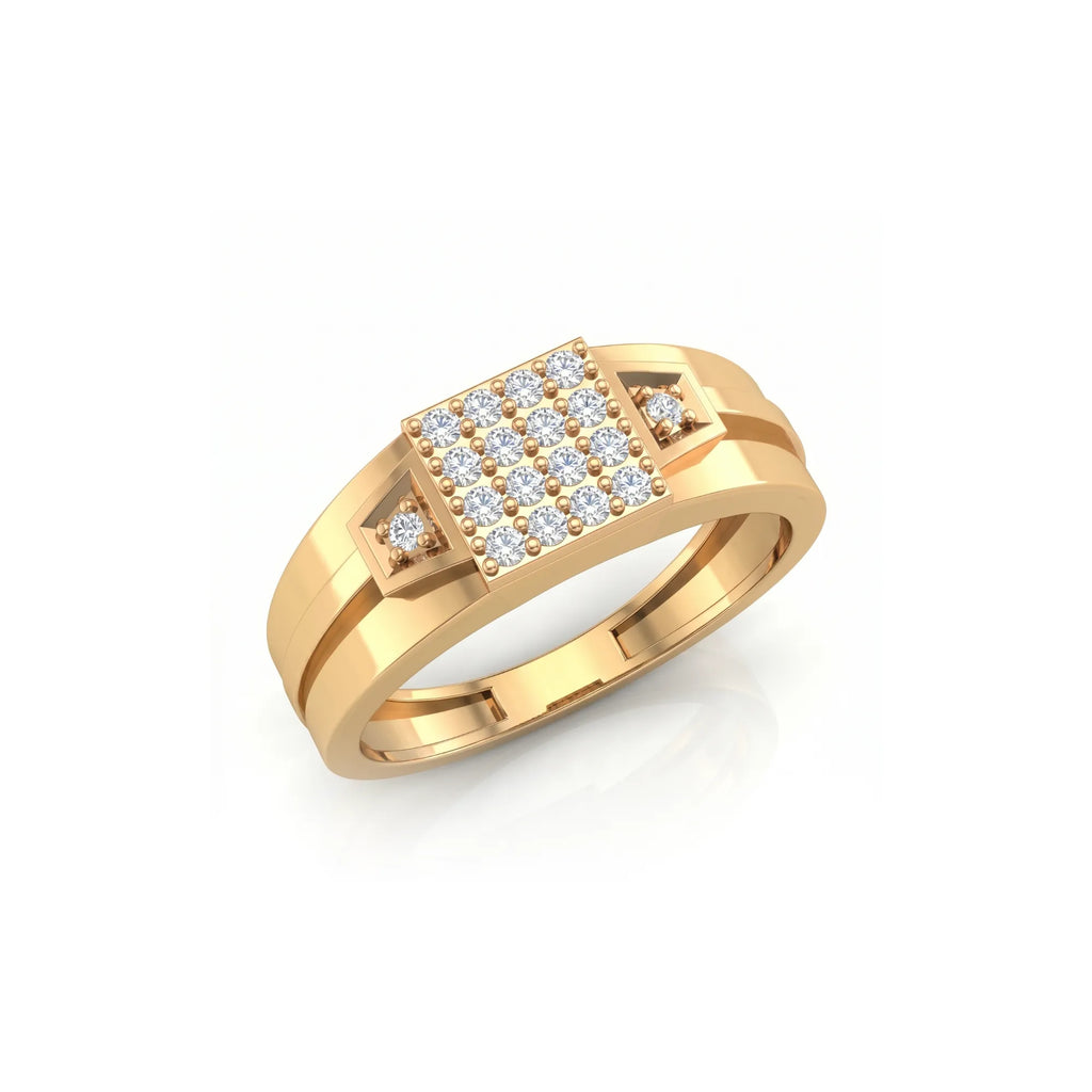 Square Diamond Frame Ring