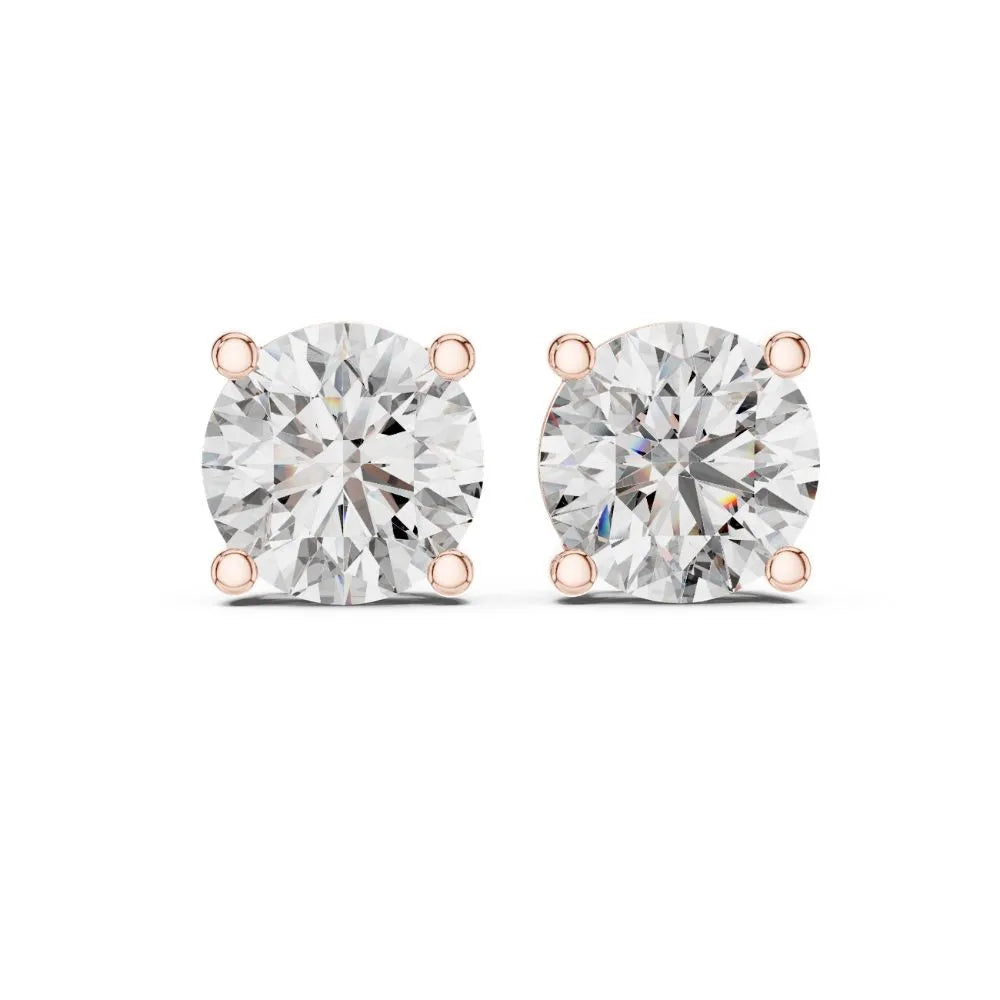 ORYNIO Celestara Luxe Solitaire Stud Earrings