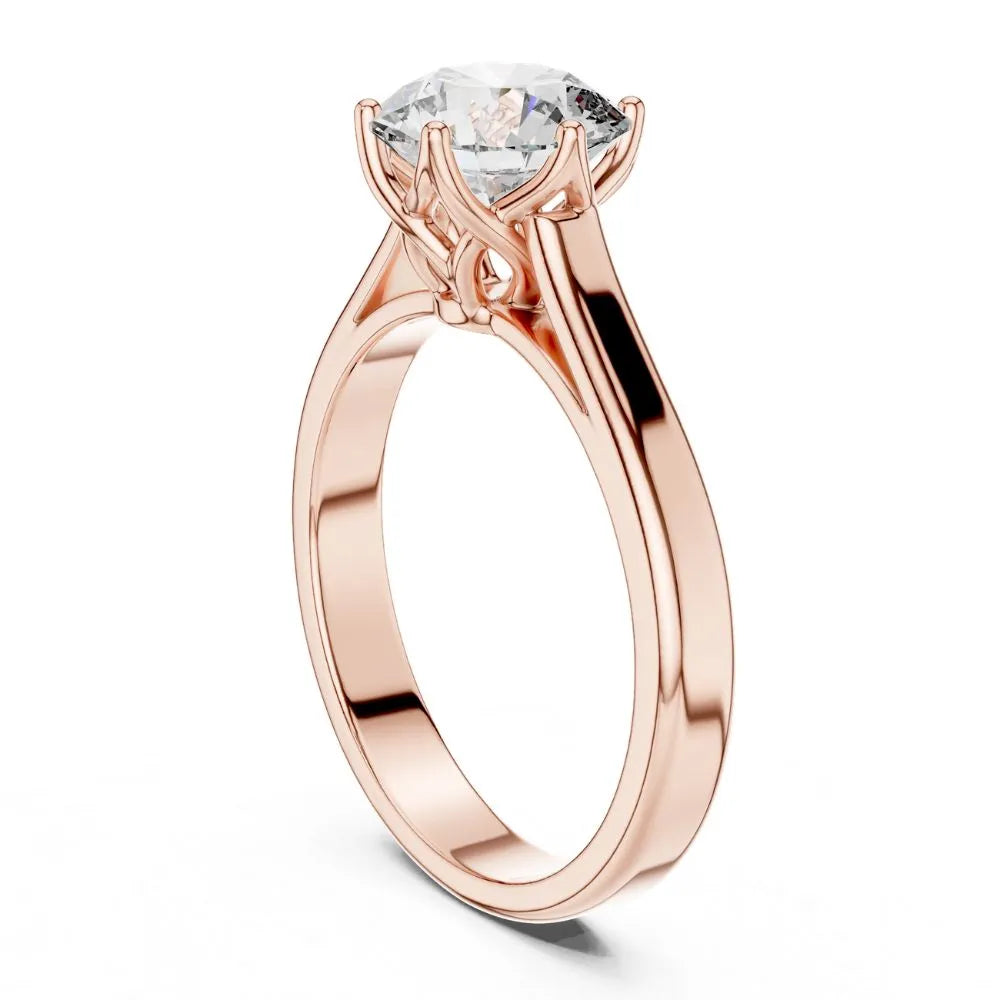 Orynio ORYNIO Celestia Classic Solitaire Engagement Ring in 925 Sterling Silver 92.5 silver jewellery