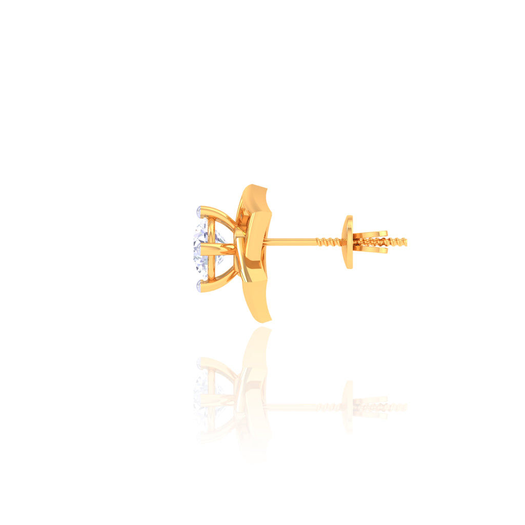 925 Silver Square Design Earrings for Women | Elegant & Stylish