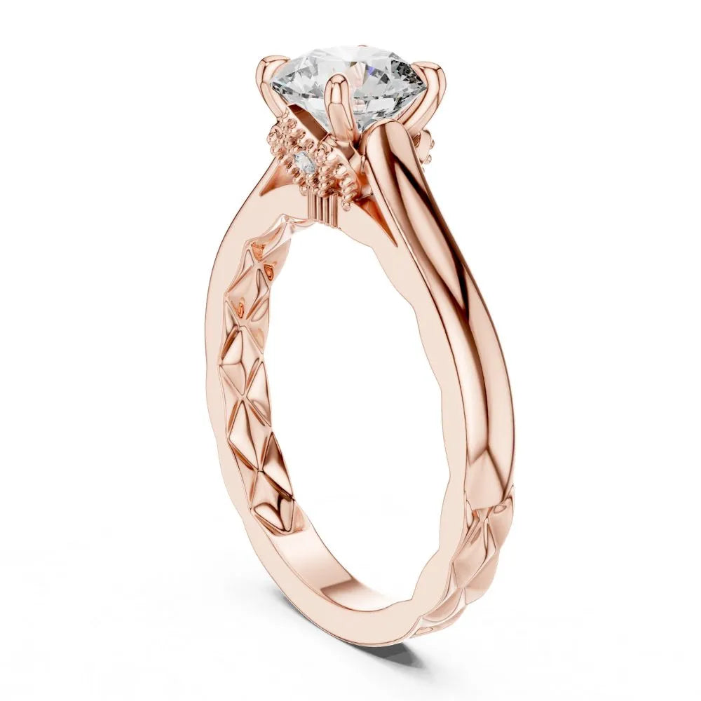 Orynio ORYNIO Aurelia Classic Solitaire Ring in 925 Sterling Silver 92.5 silver jewellery