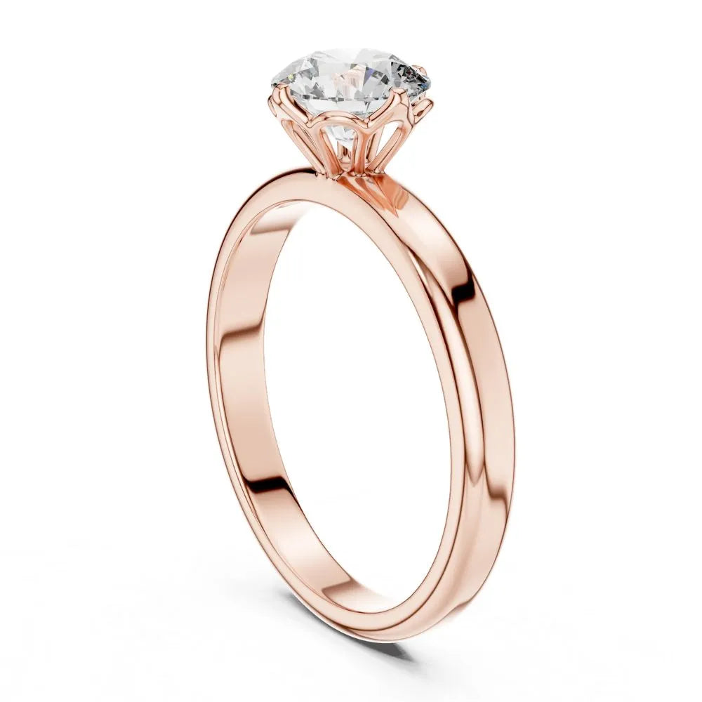 Classic Bezel Solitaire Ring in 925 Sterling Silver | ORYNIO