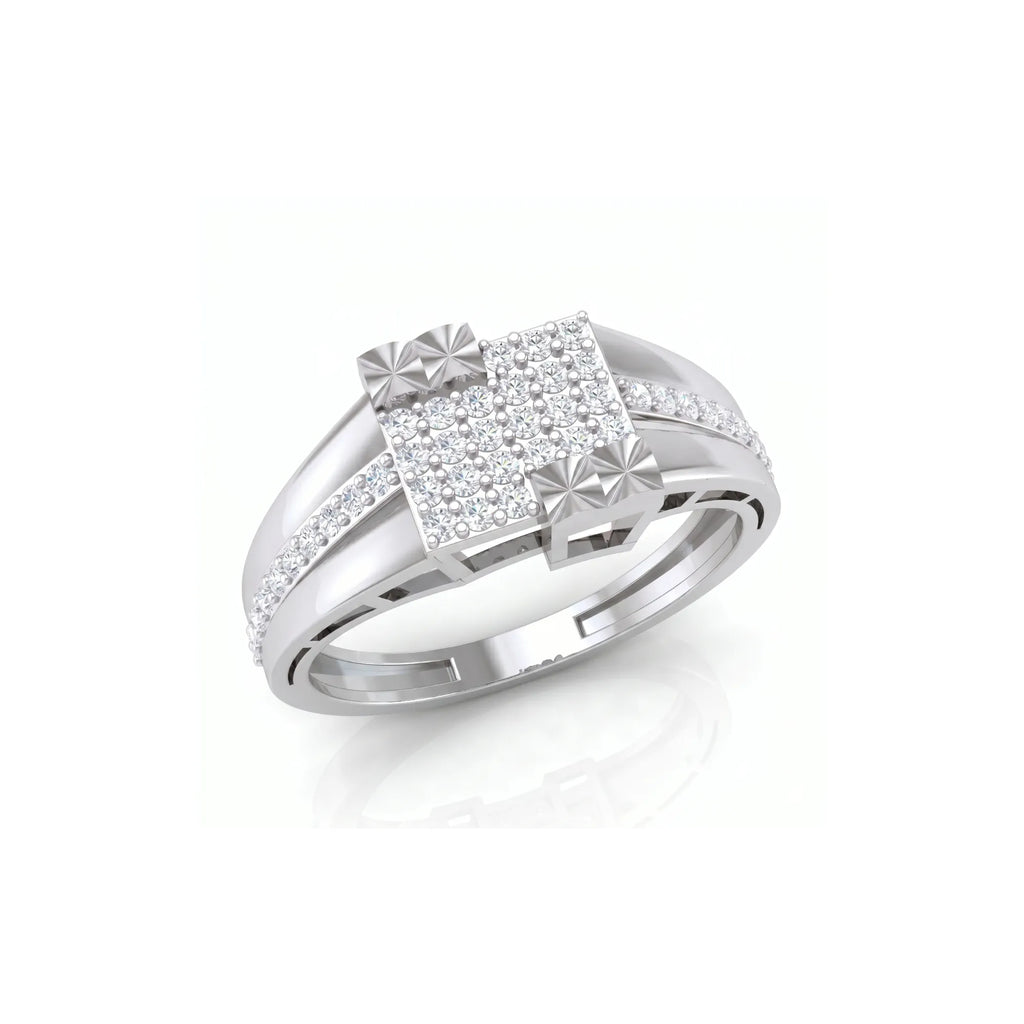 Square Diamond Ring
