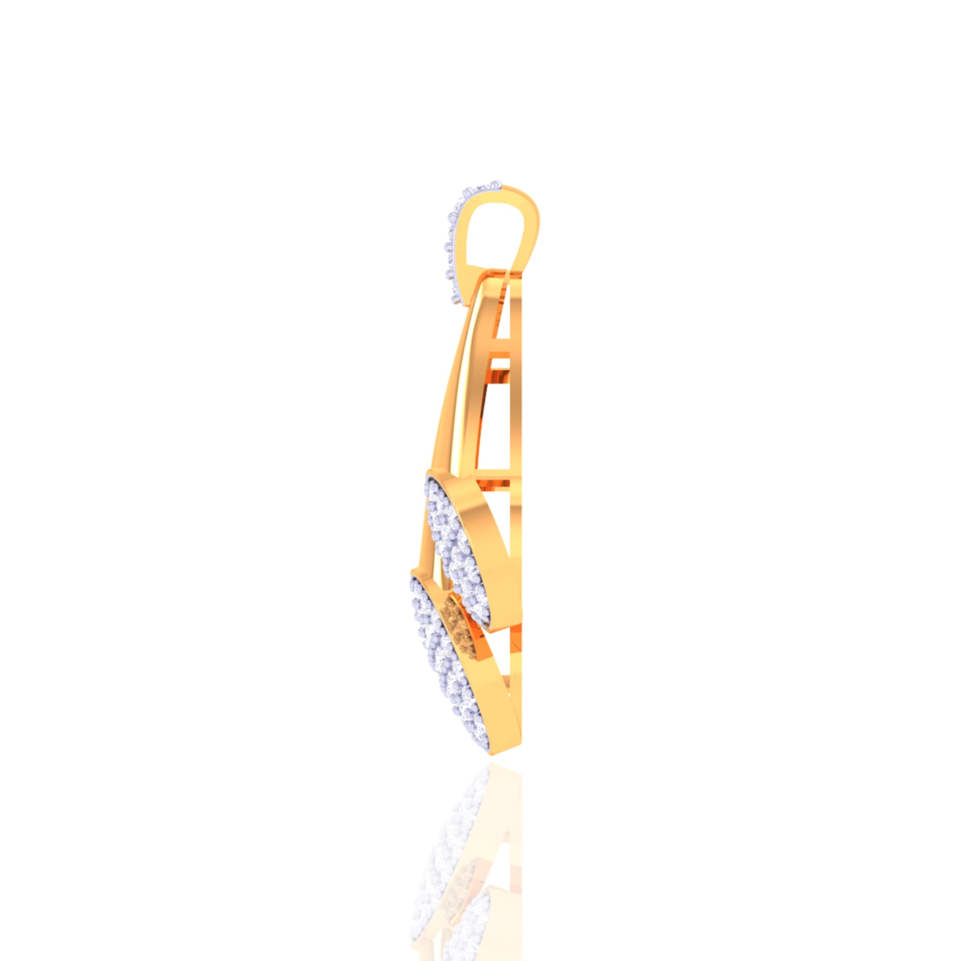 925 Silver Simple Design Women's Chain & Pendant