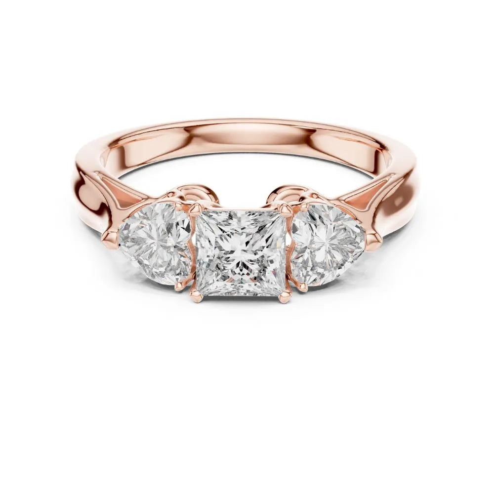 Orynio ORYNIO Regal Trio Ring in 925 Sterling Silver 92.5 silver jewellery