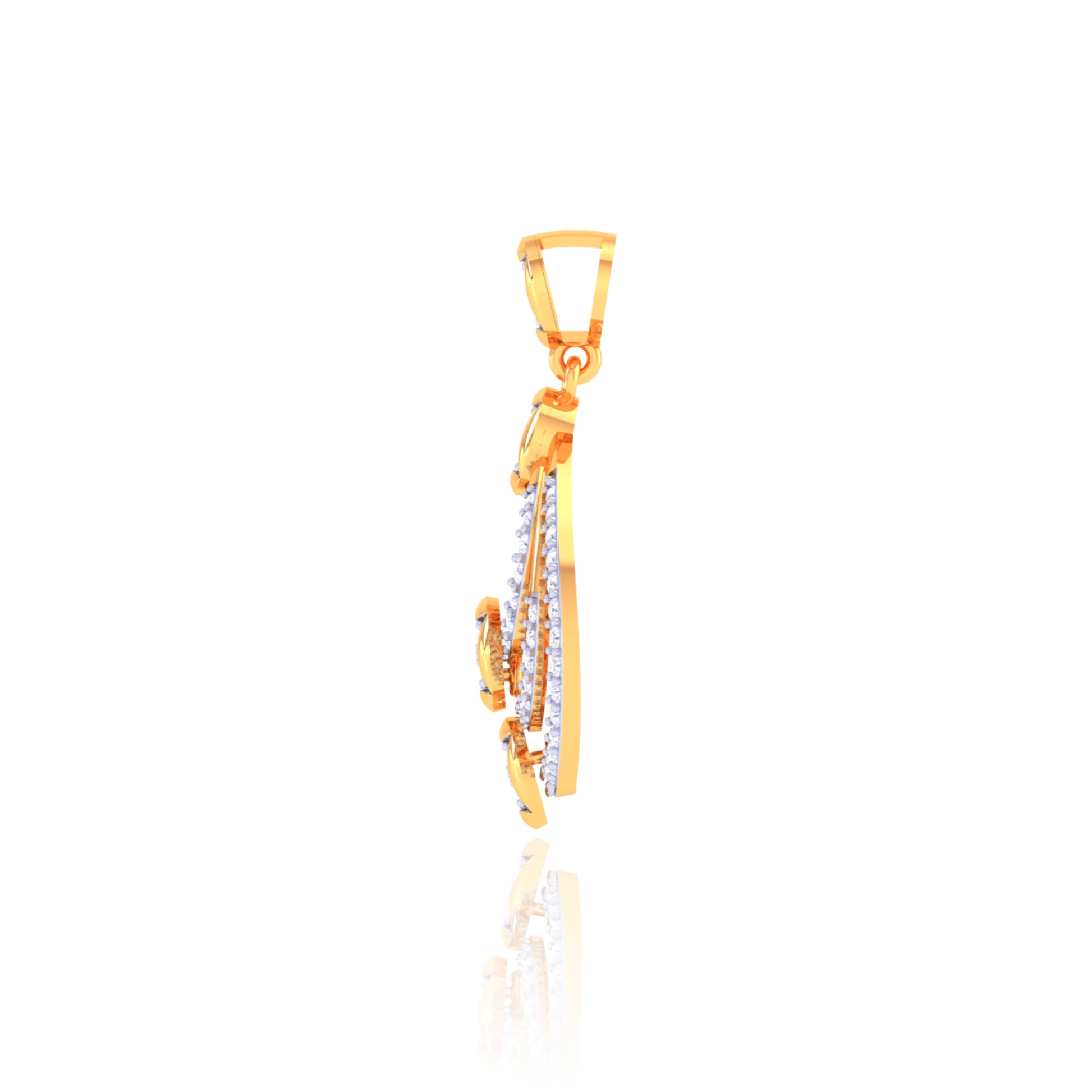 925 Silver Drop Design Pendant with Chain for Women | Elegant & Stylish