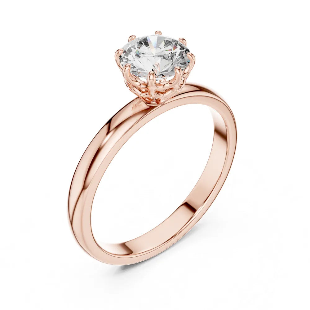 Classic Solitaire Ring in 925 Sterling Silver | ORYNIO