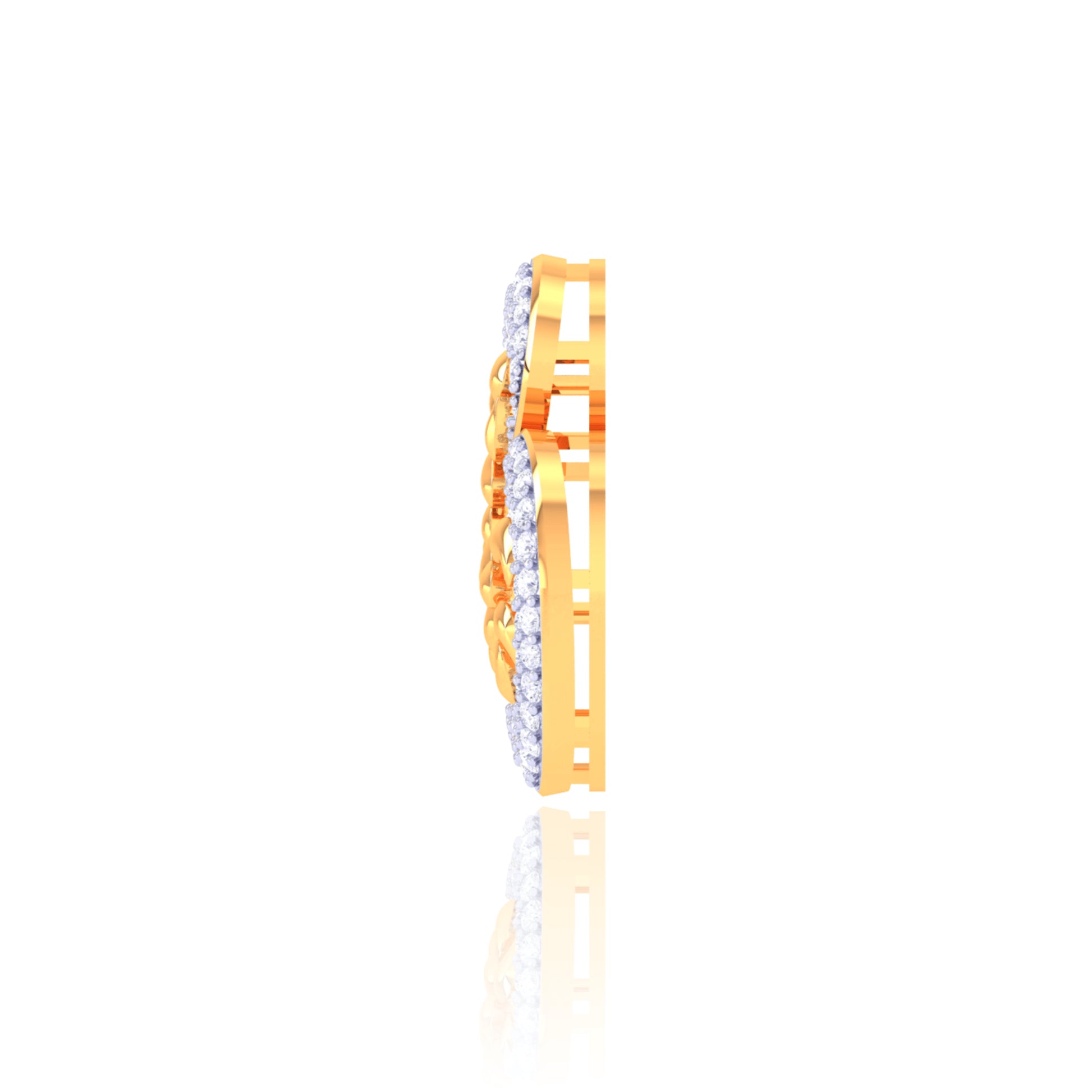 925 Silver Unique Solitaire Pendant & Chain for Women