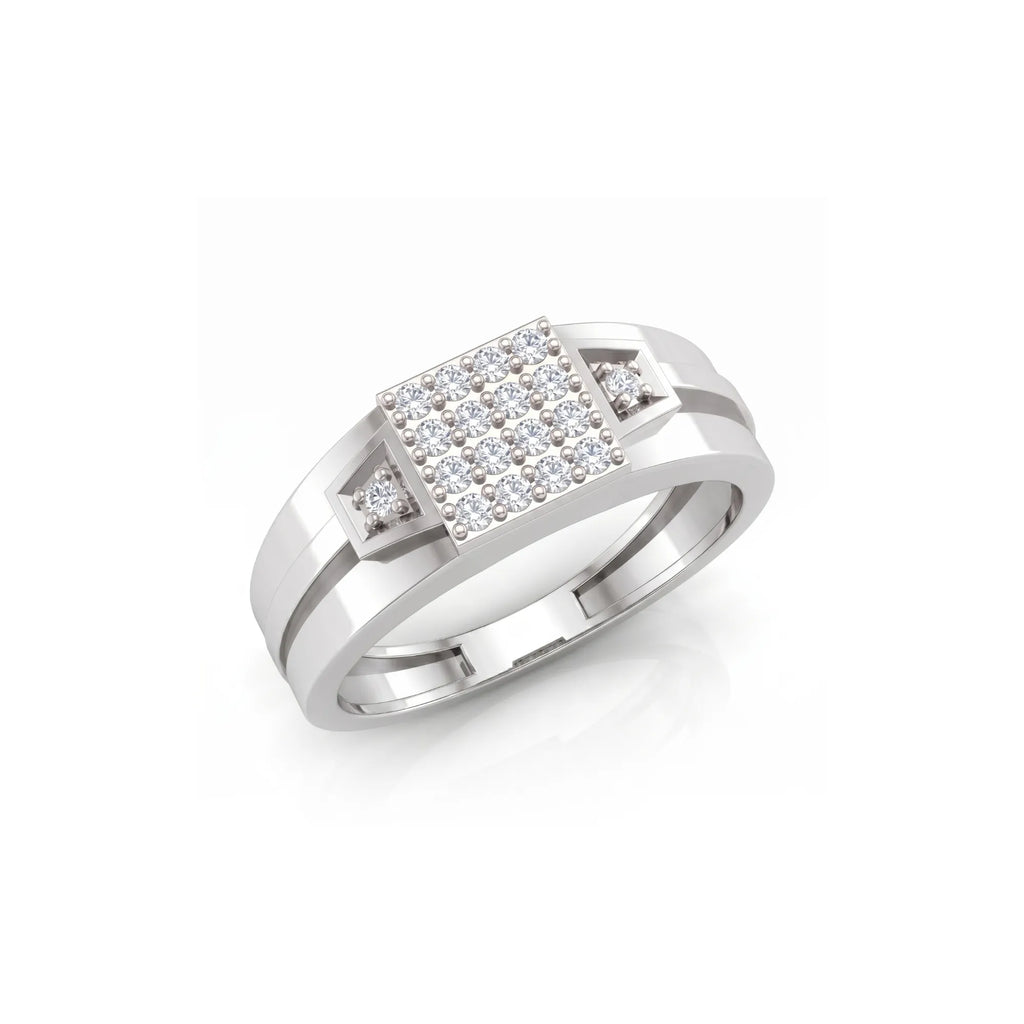 Square Diamond Frame Ring