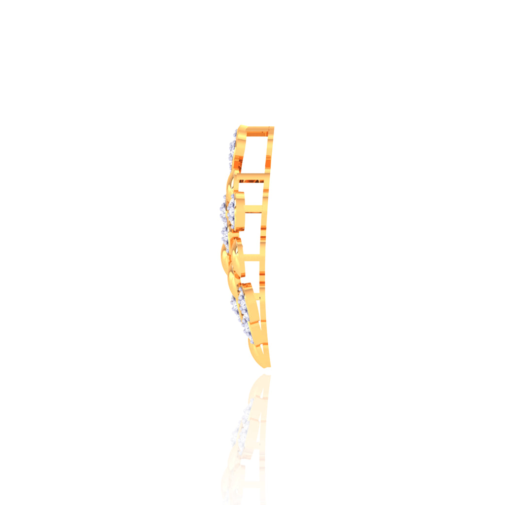 925 Silver Solitaire Pendant with Chain for Women