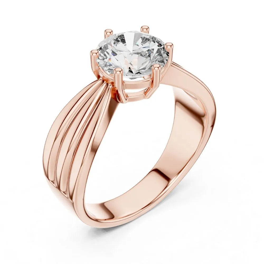 Orynio ORYNIO Imperial Crest Solitaire Sterling Silver Ring 92.5 silver jewellery