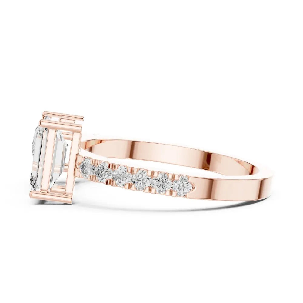 Orynio ORYNIO Avant Toi Open Bypass Diamond Ring in 925 Sterling Silver 92.5 silver jewellery