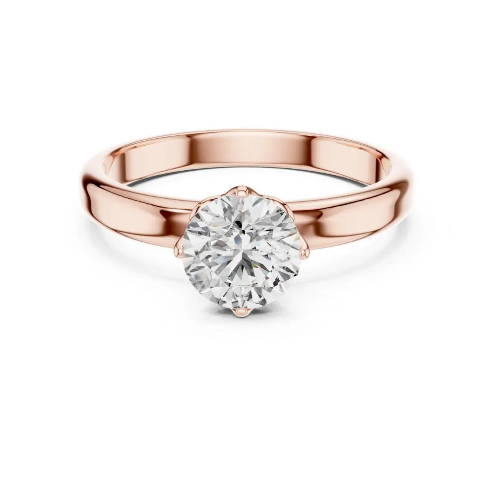 Classic Bezel Solitaire Ring in 925 Sterling Silver | ORYNIO