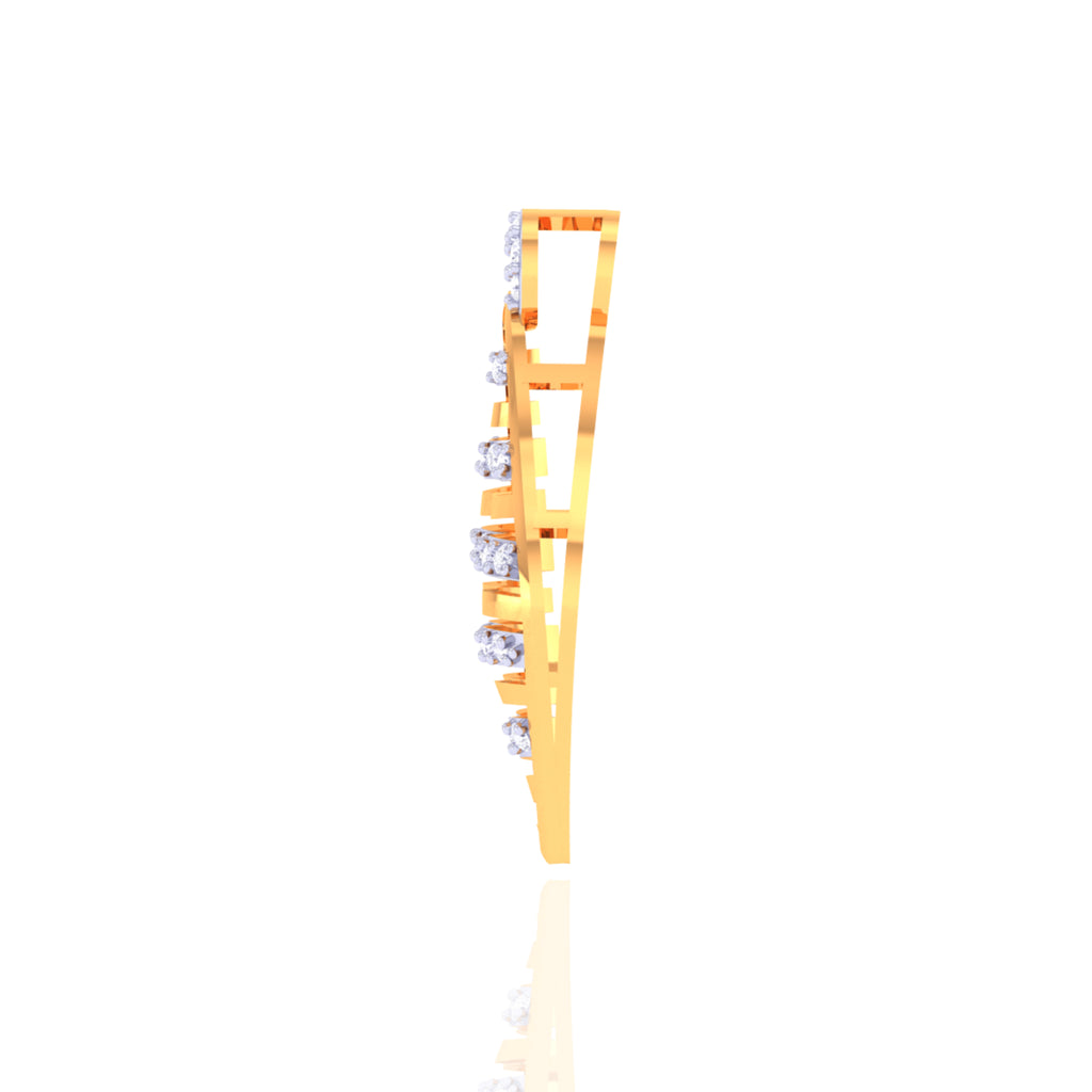 925 Silver Kaju Katli Design Women's Chain & Pendant