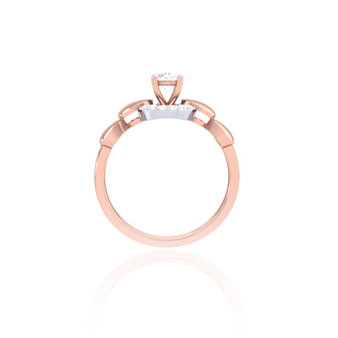 925 Silver Round Design Solitaire Ring for Women