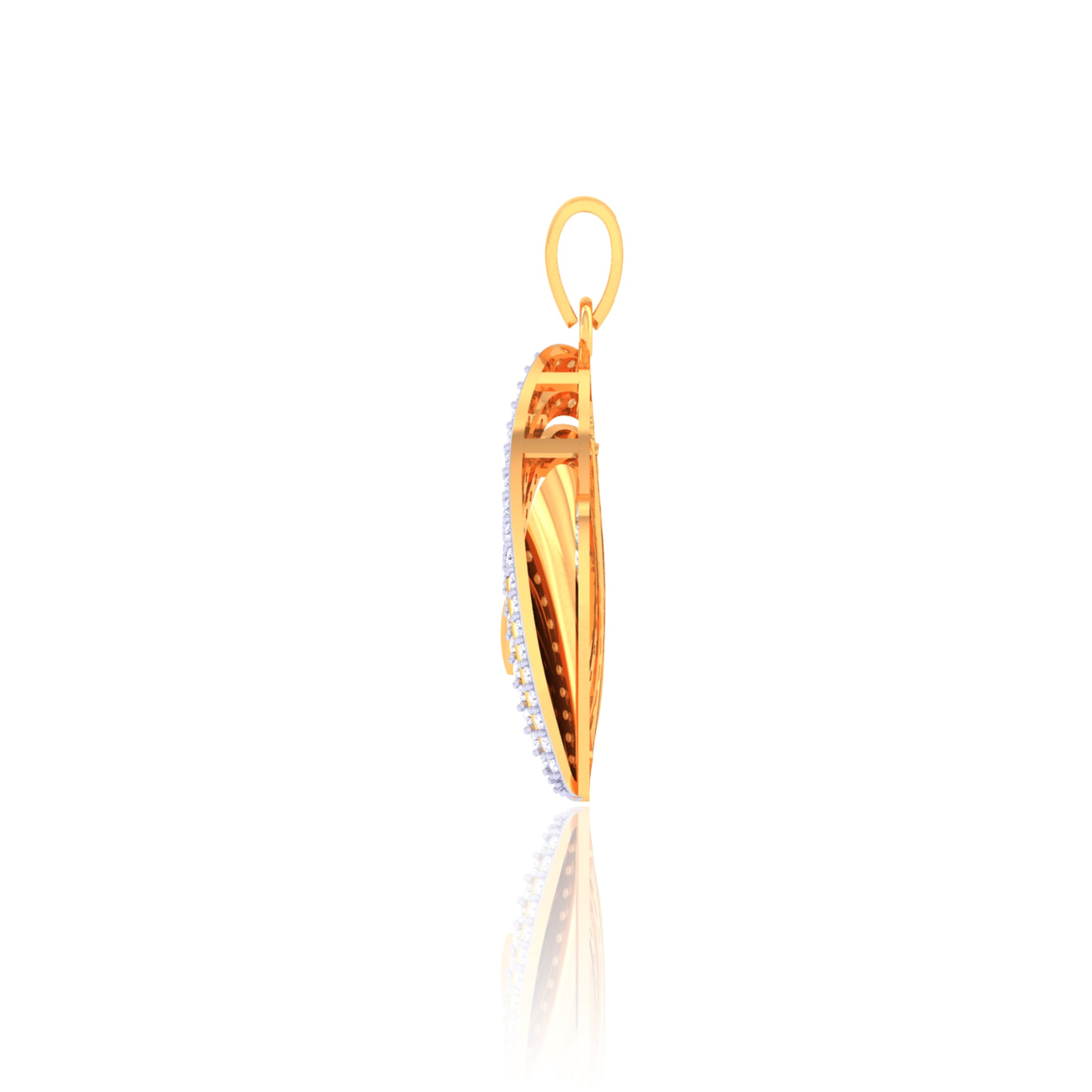 925 Silver Simple Design Pendant & Chain for Women
