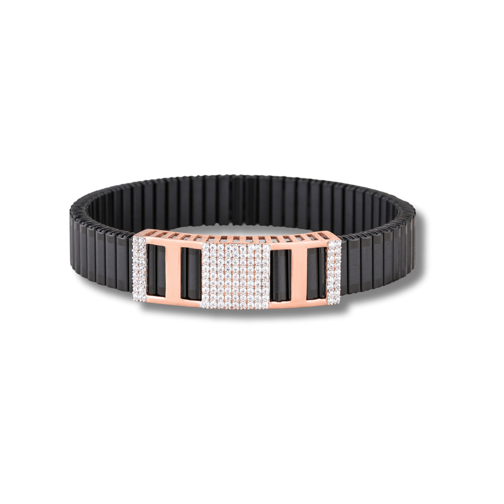 925 Silver Simple Design Men's Rolex Bracelet - Classic & Timeless Style