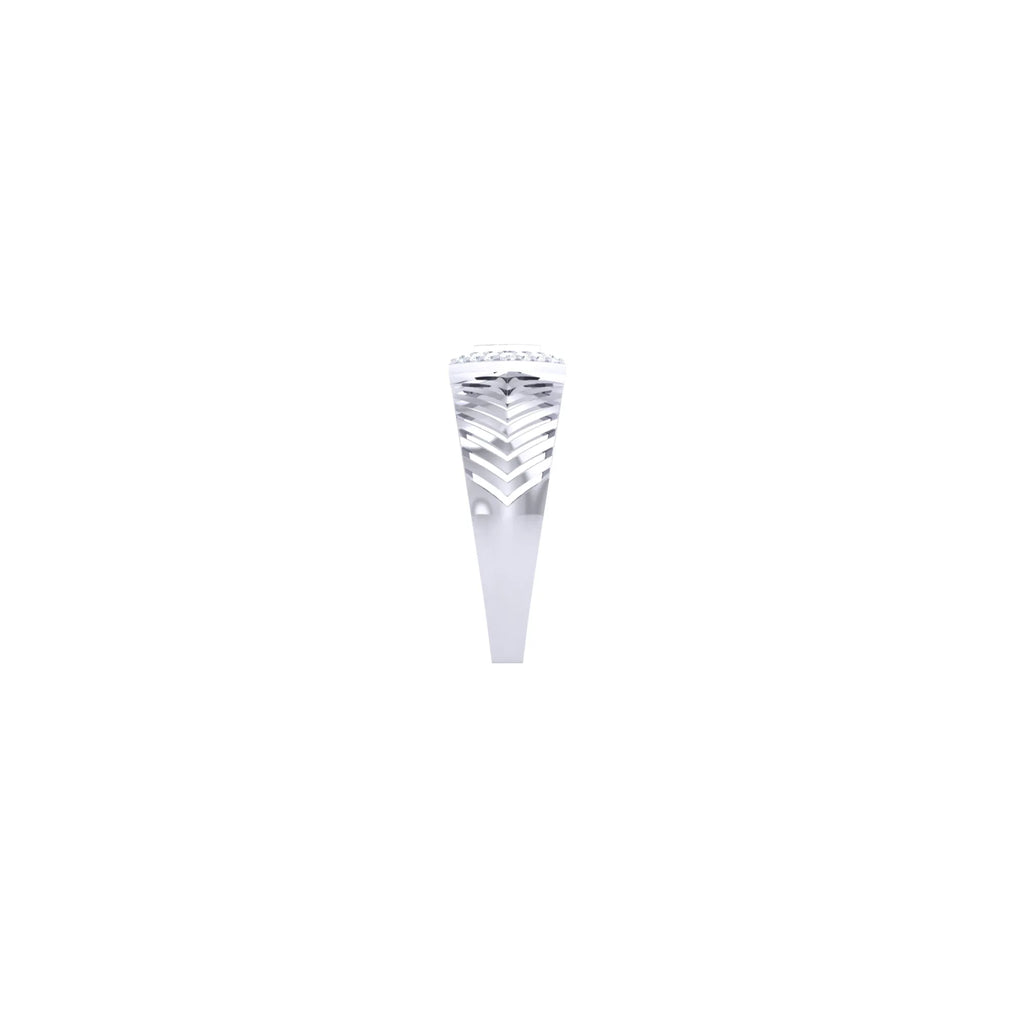 Layered Diamond Square Ring