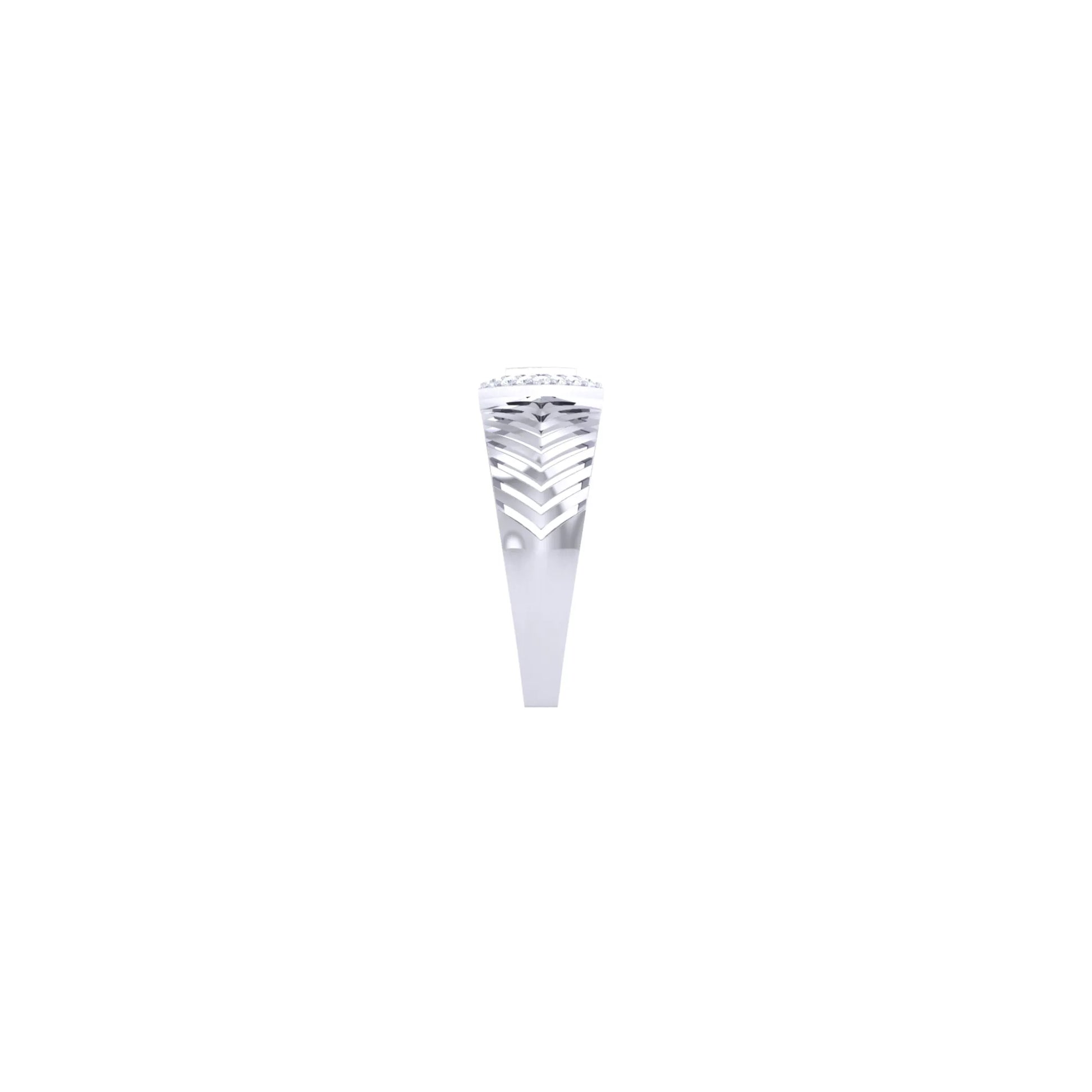 Layered Diamond Square Ring