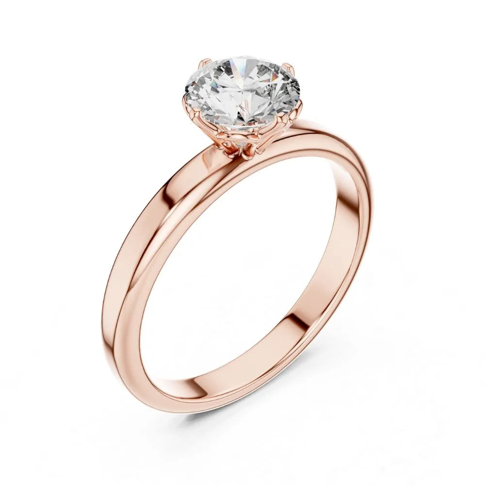 Classic Bezel Solitaire Ring in 925 Sterling Silver | ORYNIO