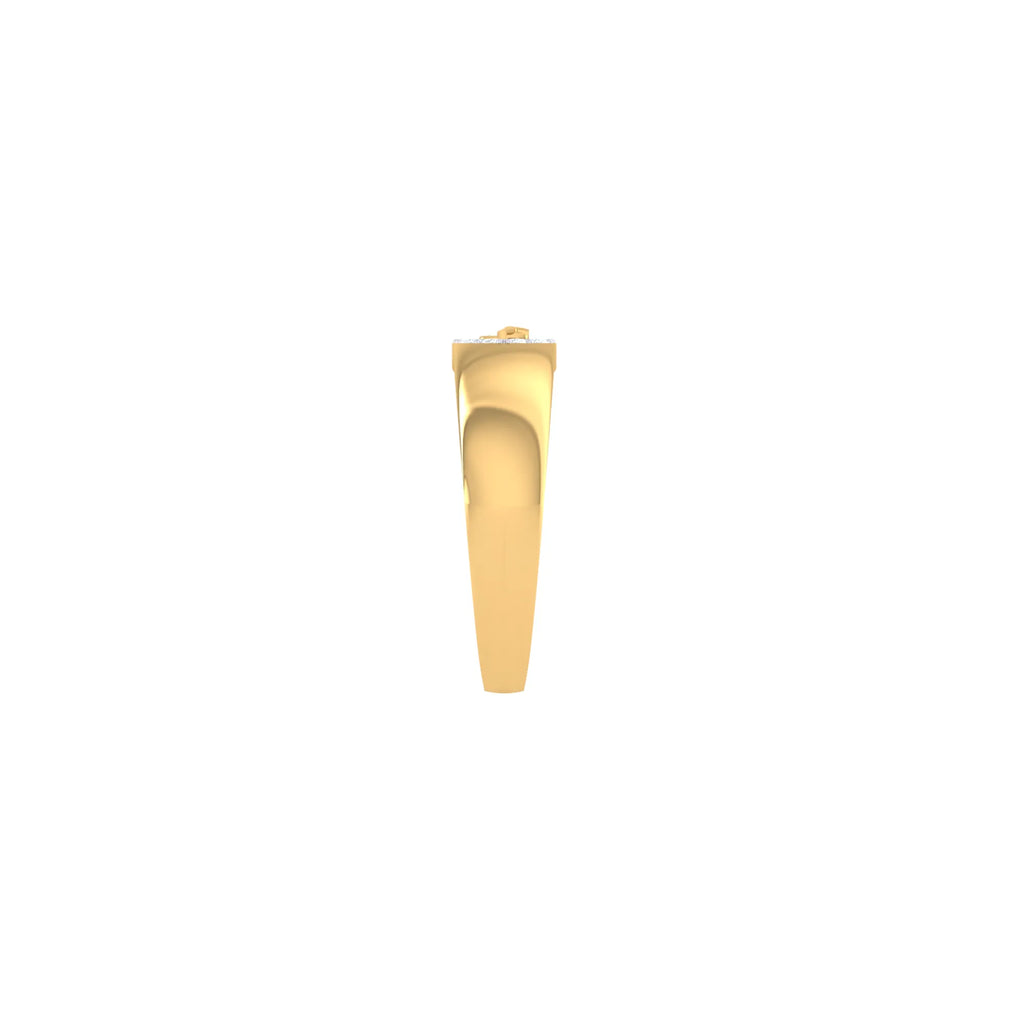 Diamond Link Band Ring